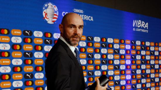 Félix Sánchez Bas, director técnico de la selección de Ecuador, el 6 de diciembre de 2023.