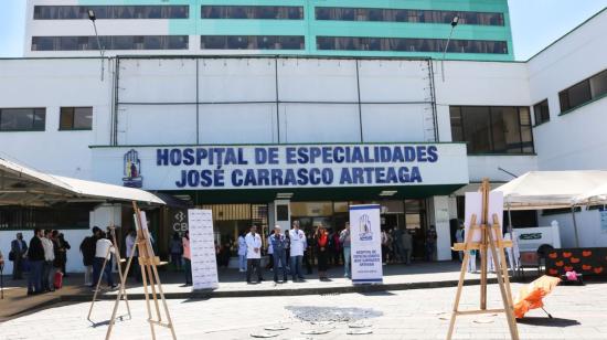 Imagen referencial. Hospital José Carrasco Arteaga de Cuenca, del IESS.