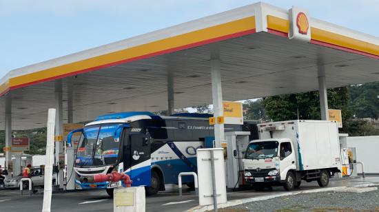 Gasolinera en Guayaquil, el 13 de junio de 2024.