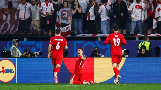 Arda Güler celebra su gol ante Georgia, este 18 de junio de 2024, por la fase de grupos de la Eurocopa.