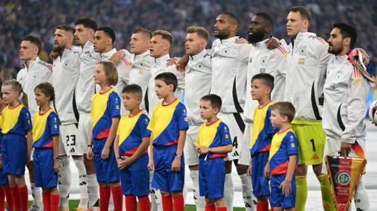 Los jugadores de la selección de Alemania, durante la Eurocopa, el 14 de junio de 2024.