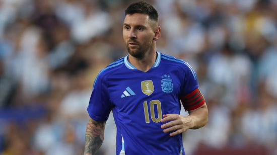 Lionel Messi durante un partido amistoso con Argentina en Maryland, el 13 de junio de 2024.