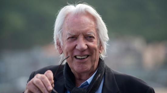 Actor canadiense Donald Sutherland, fallecido este 20 de junio de 2024.