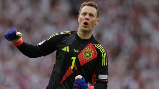 Manuel Neuer, durante un partido con la selección de Alemania, el 19 de junio de 2024.