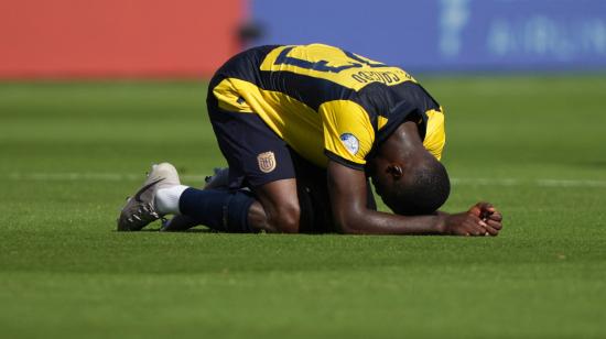 Moisés Caicedo tras la derrota de Ecuador ante Venezuela en la Copa América, el 22 de junio de 2024.