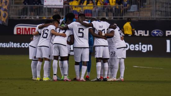 Ecuador antes de jugar ante Bolivia, el último 12 de junio del 2024.