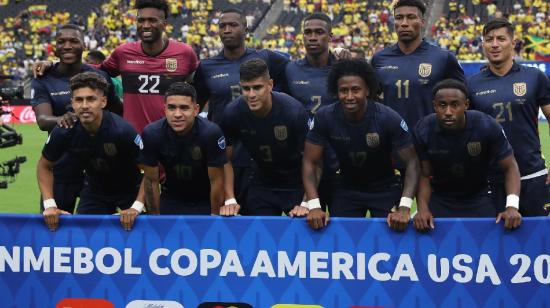 Equipo titular de Ecuador para el partido del 26 de junio de 2024 con Jamaica.