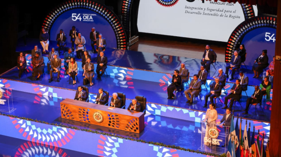 La asamblea general de la OEA inició este 26 de junio de 2024 en Asunción, Paraguay.