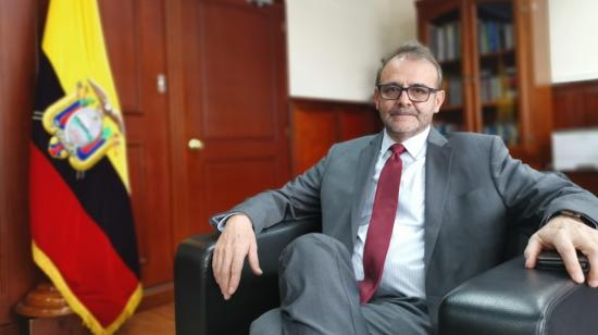 Cristian Espinosa, viceministro de Relaciones Exteriores, Integración Política y Cooperación Internacional. 