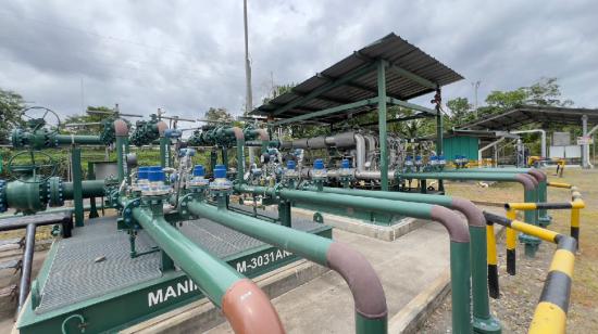 Foto referencial de una plataforma petrolera en Orellana.
