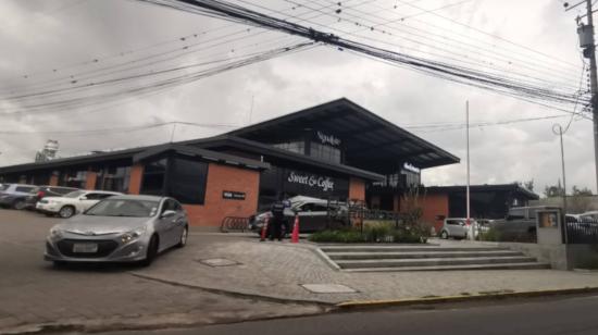 Una plaza comercial en la parroquia de Puembo, oriente de Quito, el 5 de julio de 2024.