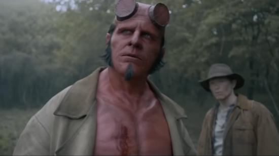 'Hellboy' durante el trailer de la nueva película, 1 de julio de 2024.