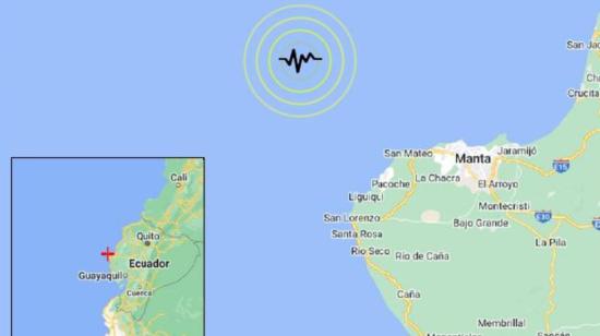 Reporte de un temblor en Manta el 5 de julio de 2024.