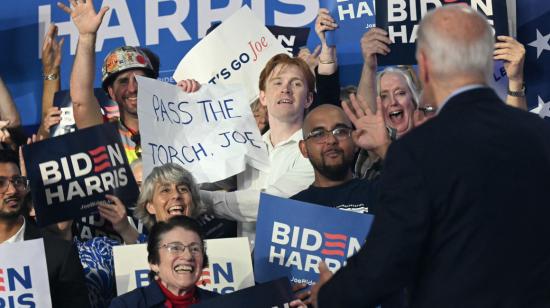 El presidente de Estados Unidos, y que busca la reelección, Joe Biden, en un evento en Madison, Wisconsin, el 5 de julio de 2024.