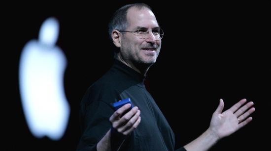 Steve Jobs durante la Macworld Expo 2005, 11 de enero de 2005.