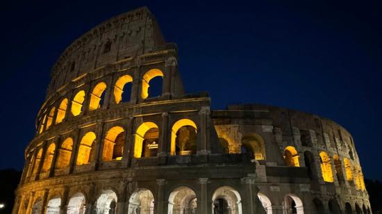 Coliseo de Roma, en Italia. 