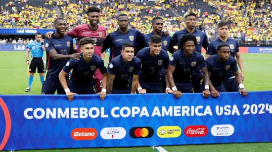 Los jugadores de la selección de Ecuador, durante la Copa América, el 26 de junio de 2024.