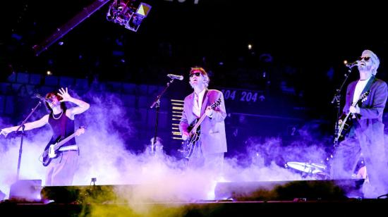 Morat durante un concierto en los Latin American Music Awards, 25 de abril de 2024.