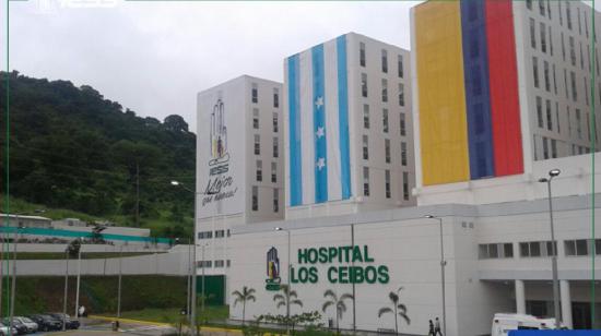 Fachada del Hospital de Los Ceibos del IESS, del 3 de abril de 2017.