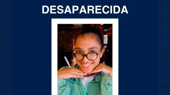 Stephanie Herrera Romo, de 16 años, está desaparecida en Quito