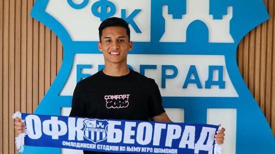 Michael Bermúdez fue presentado como nuevo jugador del OFK Belgrado este 20 de julio de 2024.