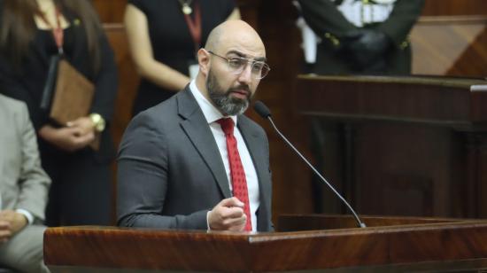 Mario Godoy Naranjo se posesionó como vocal principal del Consejo de la Judicatura. Asamblea Nacional, el 16 de julio de 2024.