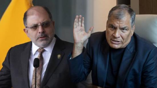 El presidente de la Asamblea, Henry Kronfle, y el expresidente, Rafael Correa, intercambiaron mensajes este 23 de julio.