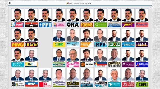 ¿Para que no se confundan? Nicolás Maduro aparece 13 veces en papeleta para elecciones presidenciales