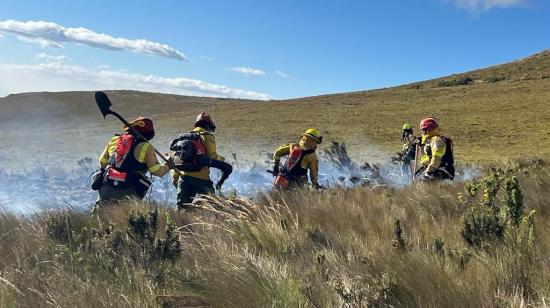 Las altas temperaturas de las próximas horas podrían generar incendios forestales, advierte la Secretaría de Riesgos.