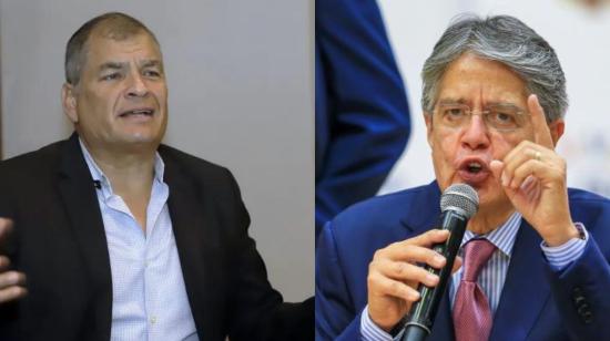 Los expresidentes de Ecuador, Rafael Correa y Guillermo Lasso.