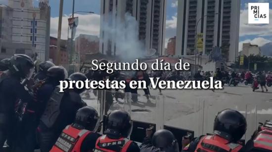 Miles de venezolanos se concentraron este martes 30 de julio en Caracas, en un acto convocado por la oposición mayoritaria, para rechazar por segundo día consecutivo el resultado electoral emitido por el Consejo Nacional Electoral.