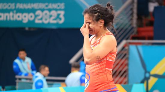 Luisa Valverde, durante su participación en los Juegos Panamericanos de Santiago, el 2 de noviembre de 2023.