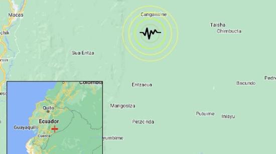 Imagel del epicentro del sismo del 4 de agosto de 2024.