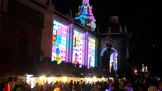 ¡Mapping en Quito! Iglesias y plazas del Centro Histórico se iluminan desde este 8 de agosto