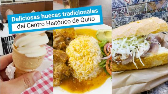 Si va a estar en Quito durante el feriado del 10 de agosto, un recorrido por las plazas y museos del Centro Histórico es ideal para disfrutar un día de turismo. Pero además, en el casco antiguo de la capital se pueden encontrar deliciosas huecas con variada gastronomía. Algunas llevan abiertas decenas de años.