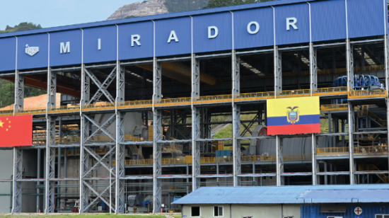 Imagen referencial de la primera fase de la mina de cobre Mirador, en Zamora Chinchipe.