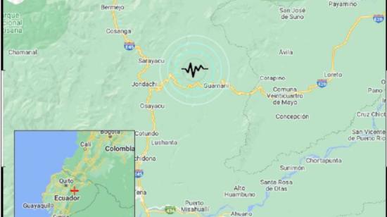 Un sismo de magnitud 3,3 sacudió este 16 de agosto en Napo sin que se hayan reportado víctimas ni daños materiales