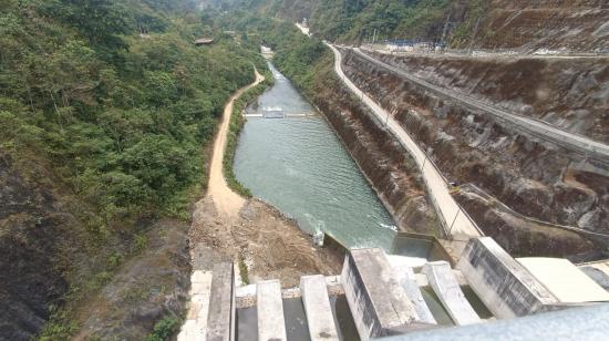 Obras en el proyecto Toachi Pilatón, el 16 de agosto de 2024.