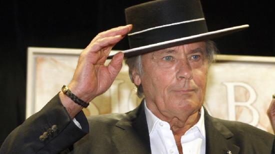 Alain Delon, en un acto en Sevilla, en 2011.