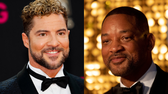 Collage de David Bisbal y Will Smith con imágenes de AFP.