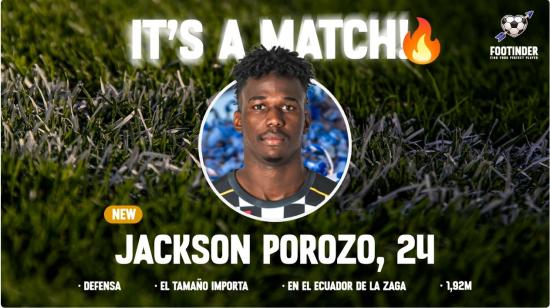 El zaguero ecuatoriano Jackson Porozo fue anunciado como nuevo refuerzo del Leganés, este viernes 23 de agosto.