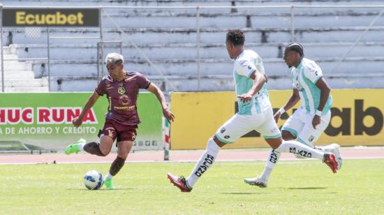 Mushuc Runa y Cumbayá se enfrentaron en el estadio La Cocha de Latacunga, por la LigaPro, el 24 de agosto de 2024.