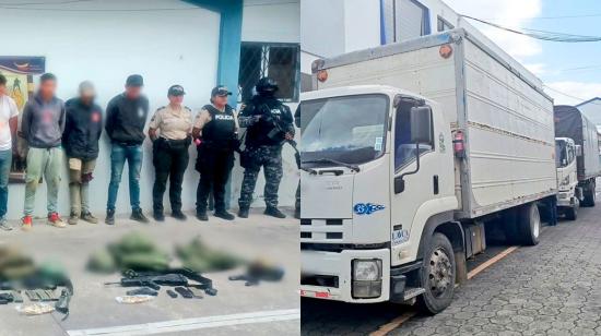 Ejército Ecuatoriano confirma detención que cuatro militares por minería ilegal en Imbabura