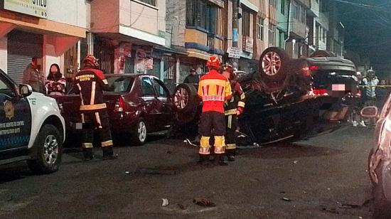 Una persona fallecida por fuerte choque en Solanda, en el sur de Quito