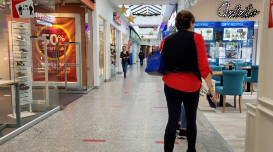 Locales del centro comercial iñaquito, en Quito, el 30 de noviembre de 2021.