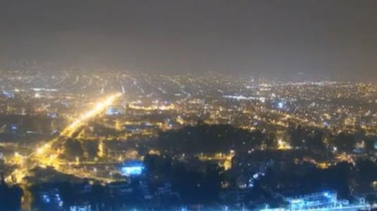 Imagen de Cuenca, desde el mirador de Turi, cubierta por una bruma el 2 de septiembre de 2024.