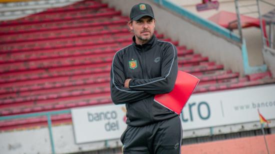 Andrés Carevic, director técnico de Deportivo Cuenca, en su llegada al equipo, el 24 de julio de 2024.