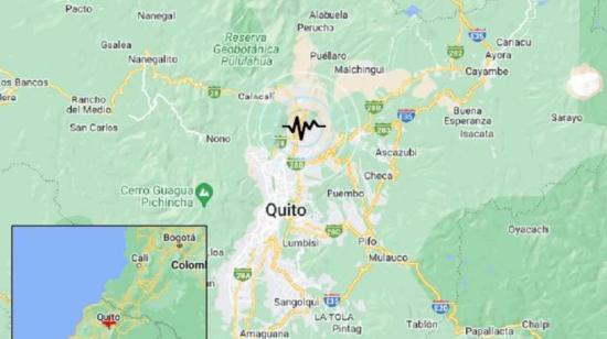 Reporte de un temblor en Quito, el 3 de septiembre de 2024.