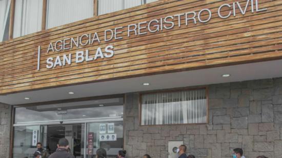 Instalaciones del Registro Civil de Cuenca, provincia del Azuay