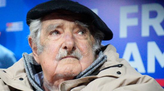 El expresidente de Uruguay, José Mujica, habla en una conferencia de prensa en Montevideo, el 27 de agosto de 2024.